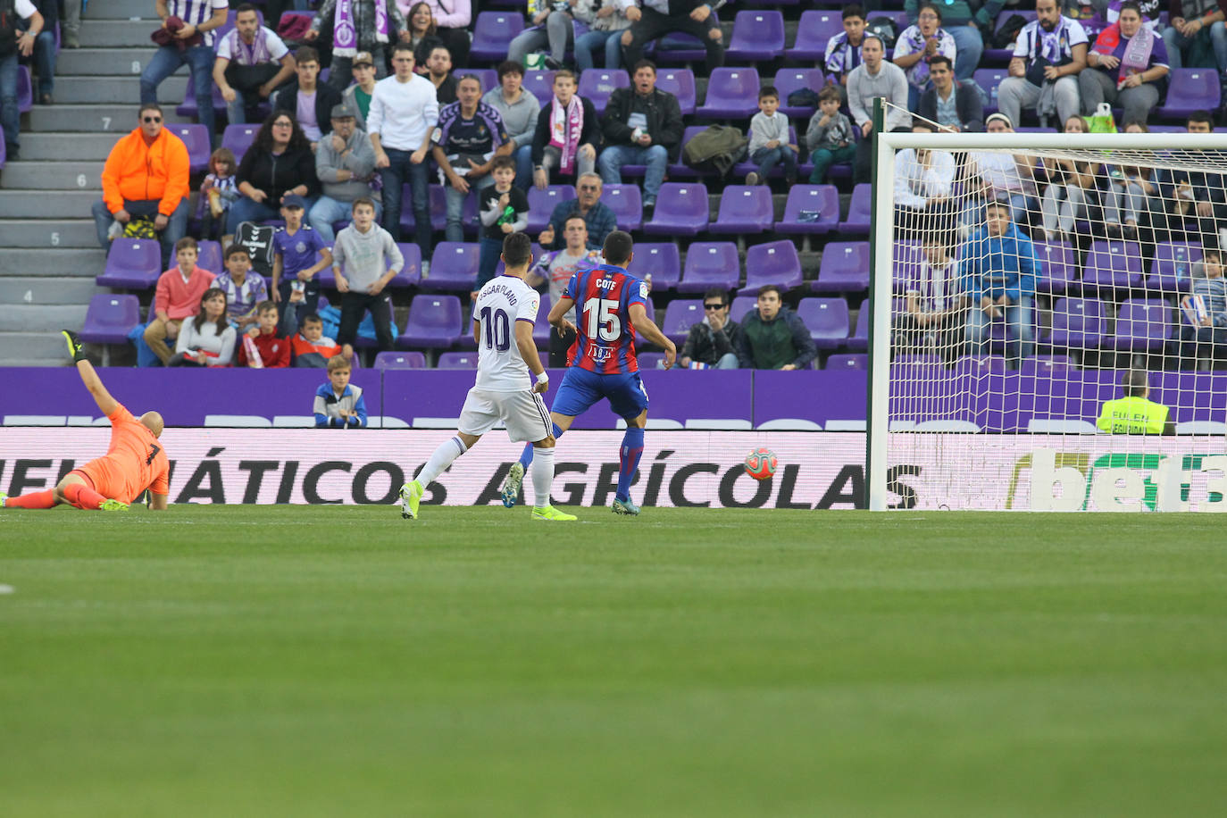 Partido Valladolid - Eibar. 