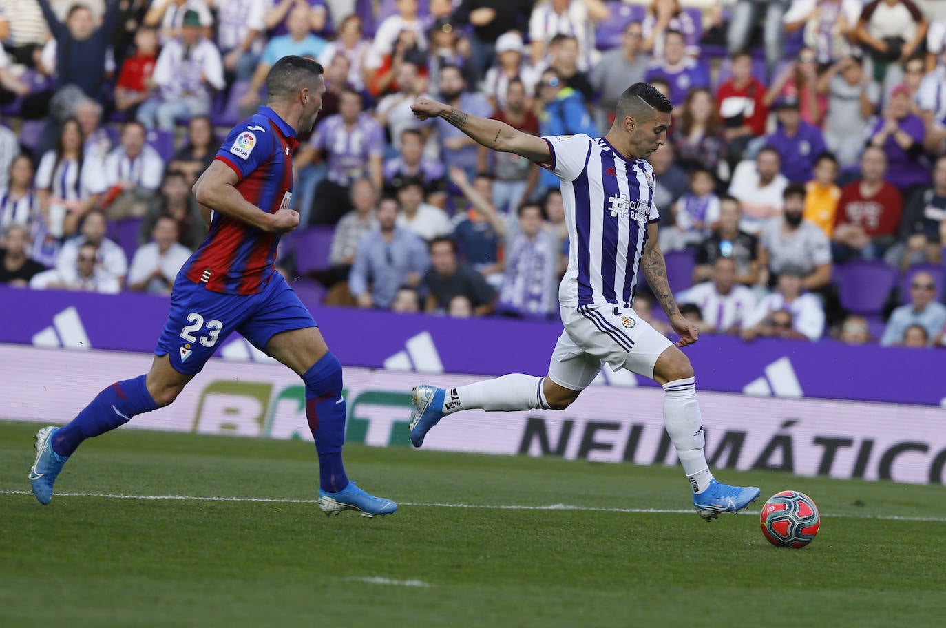 Partido Valladolid - Eibar. 
