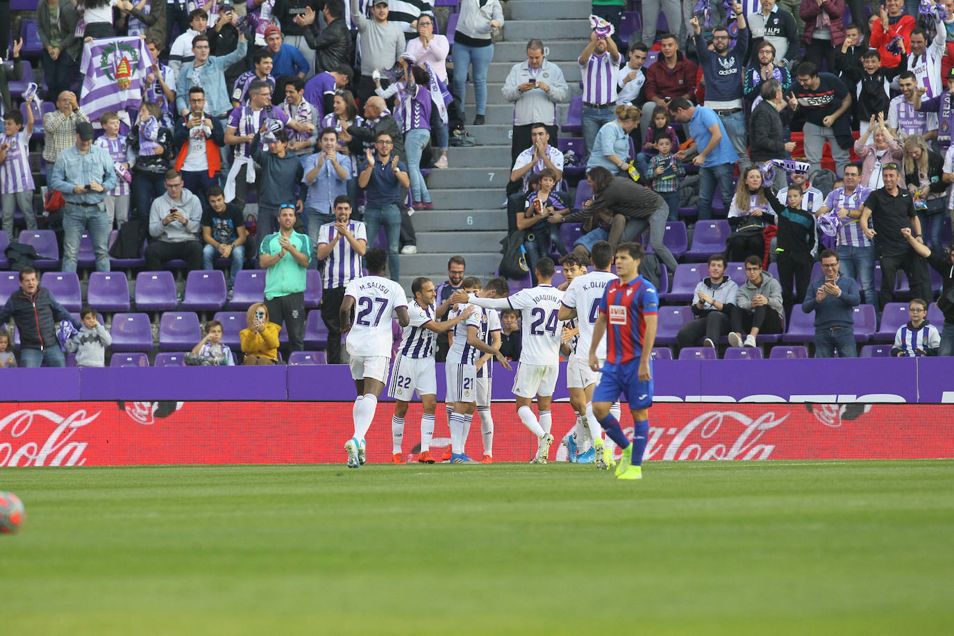 Partido Valladolid - Eibar. 