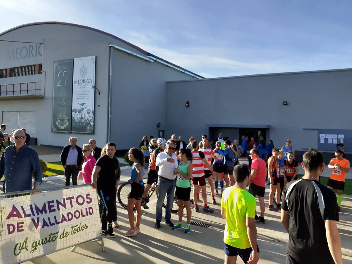 Carrera Corriendo entre viñas en Mayorga (Valladolid).