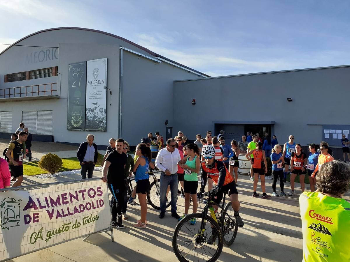 Carrera Corriendo entre viñas en Mayorga (Valladolid).