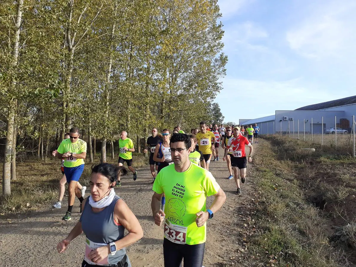 Carrera Corriendo entre viñas en Mayorga (Valladolid).