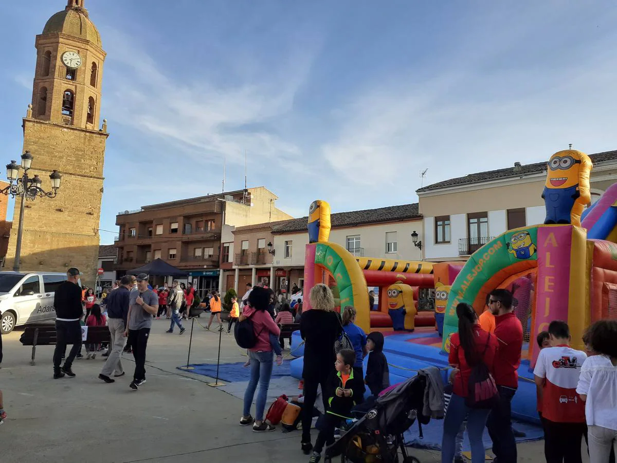 Carrera Corriendo entre viñas en Mayorga (Valladolid).