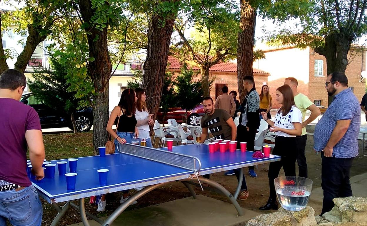 Actividad organizada en la fiesta de la cerveza de Santa Eufemia. 