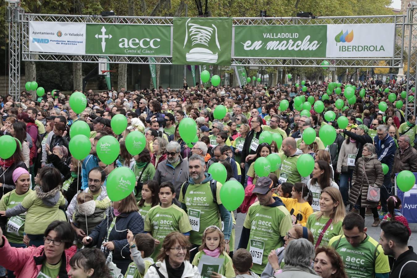 Marcha contra el cáncer de Valladolid. 