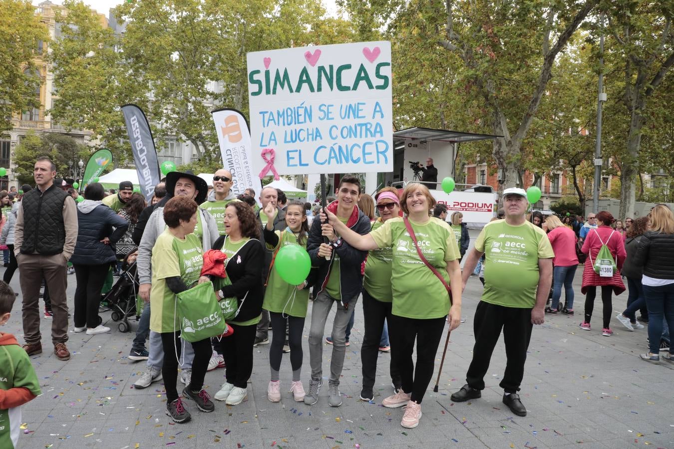 Marcha contra el cáncer de Valladolid. 