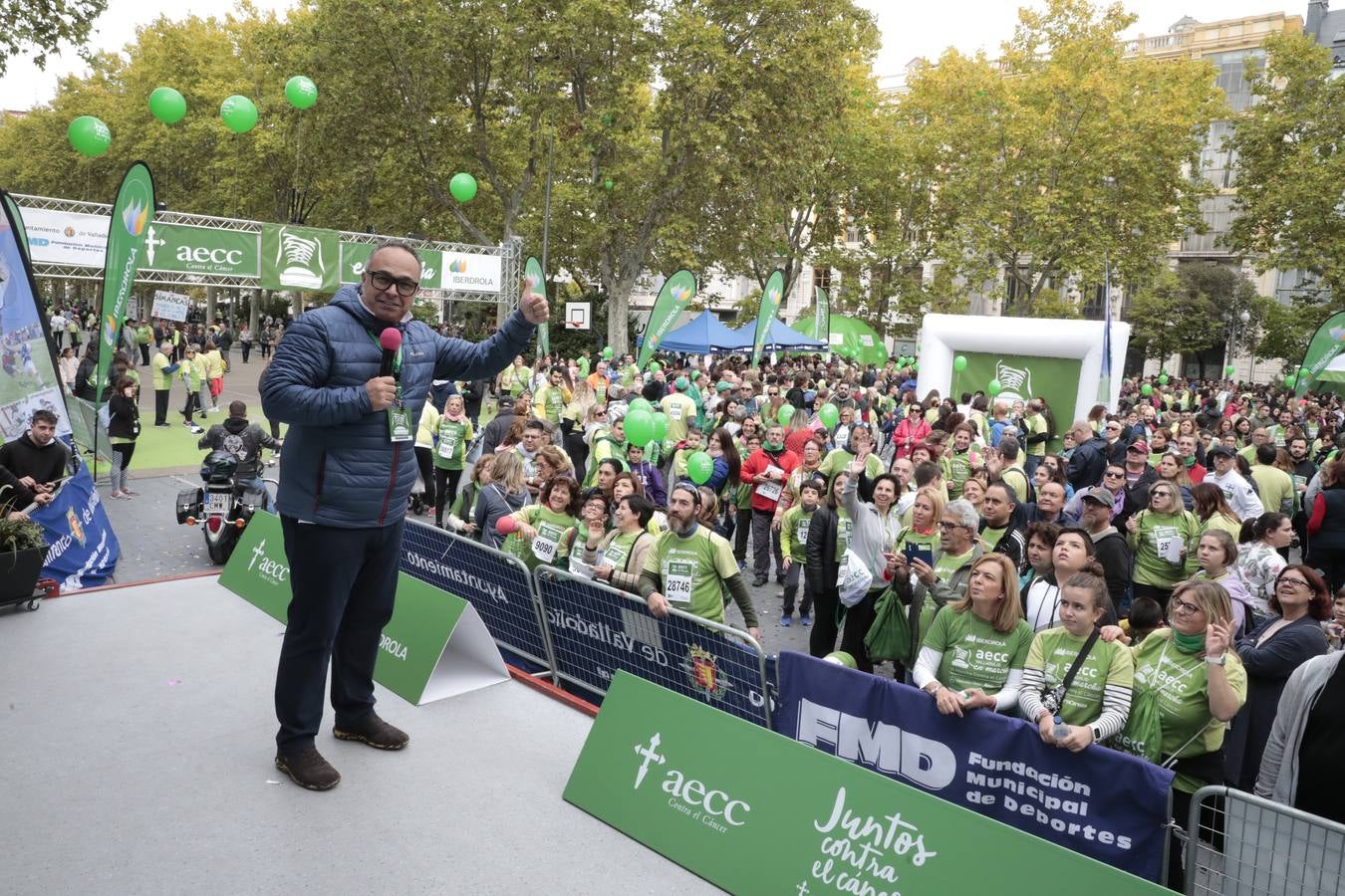 Marcha contra el cáncer de Valladolid. 