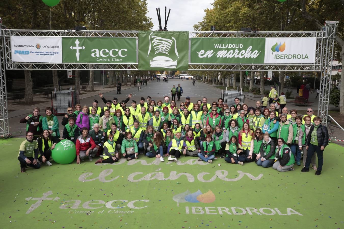 Marcha contra el cáncer de Valladolid. 