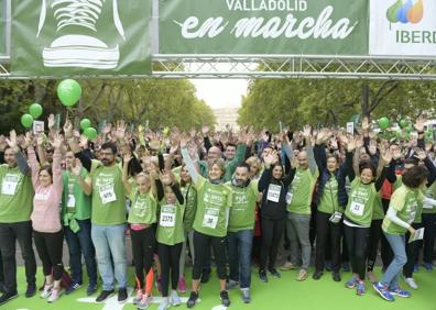 Imagen secundaria 1 - Algunas imágenes de la marcha.