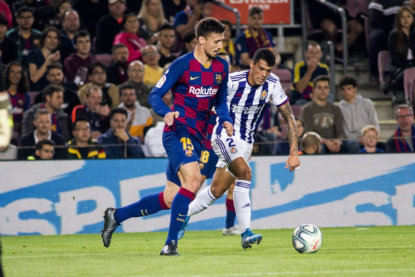 Lenglet adelantó al Barça y Olivas empató, pero Vidal rompió de nuevo el marcador y Messi hizo el tercero de falta directa para sumar el cuarto a pase de Rakitic y dar el quinto a Suárez