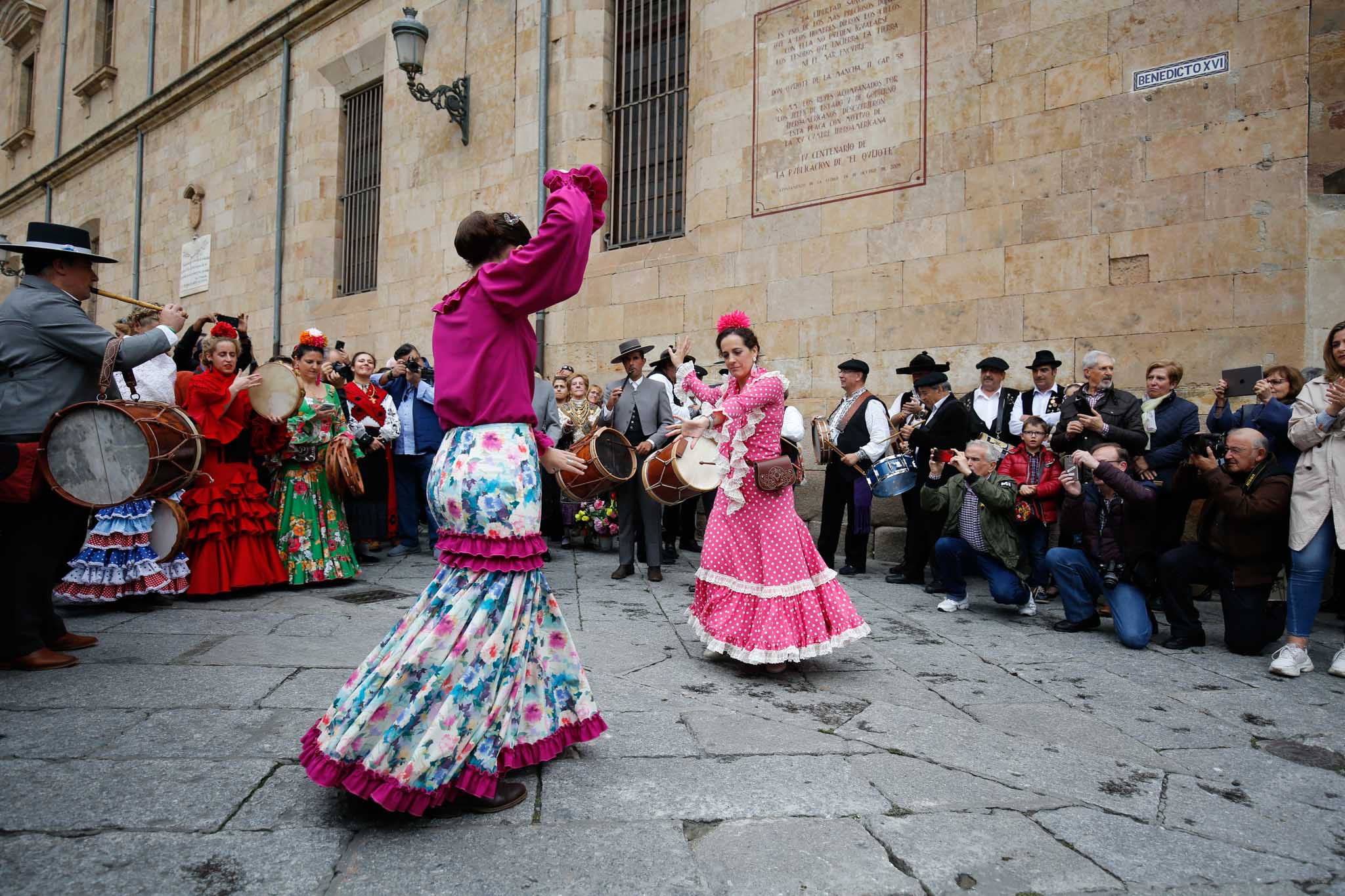 Celebración del Mariquelo en Salamanca. 