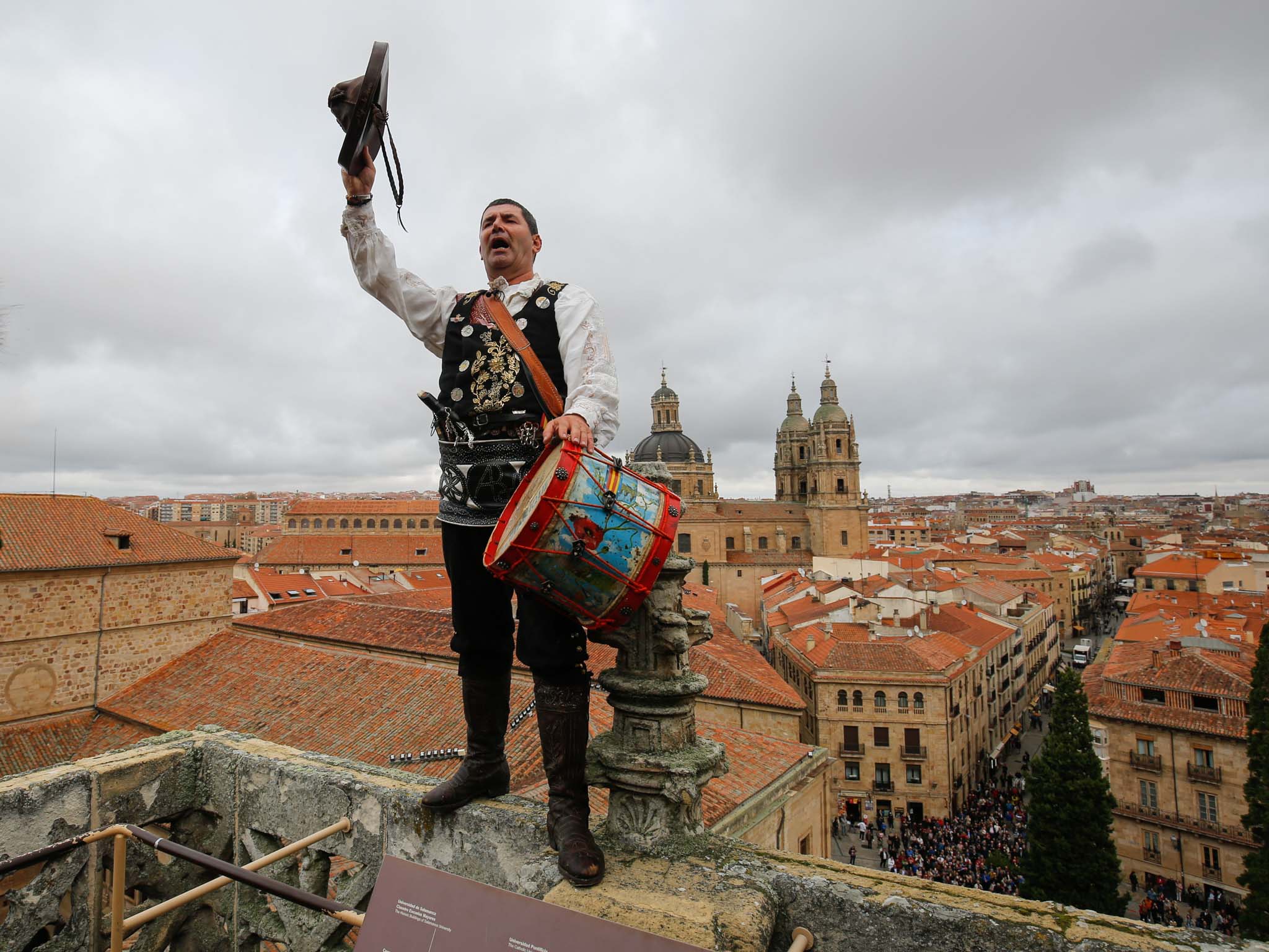 Celebración del Mariquelo en Salamanca. 