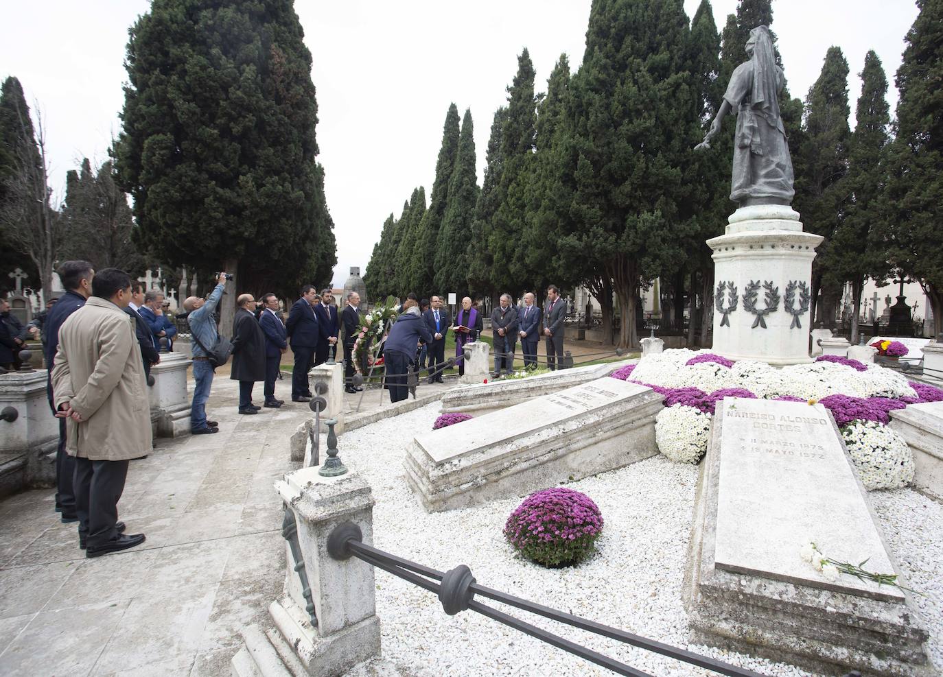 El cementerio del Carmen el Día de Todos los Santos. 