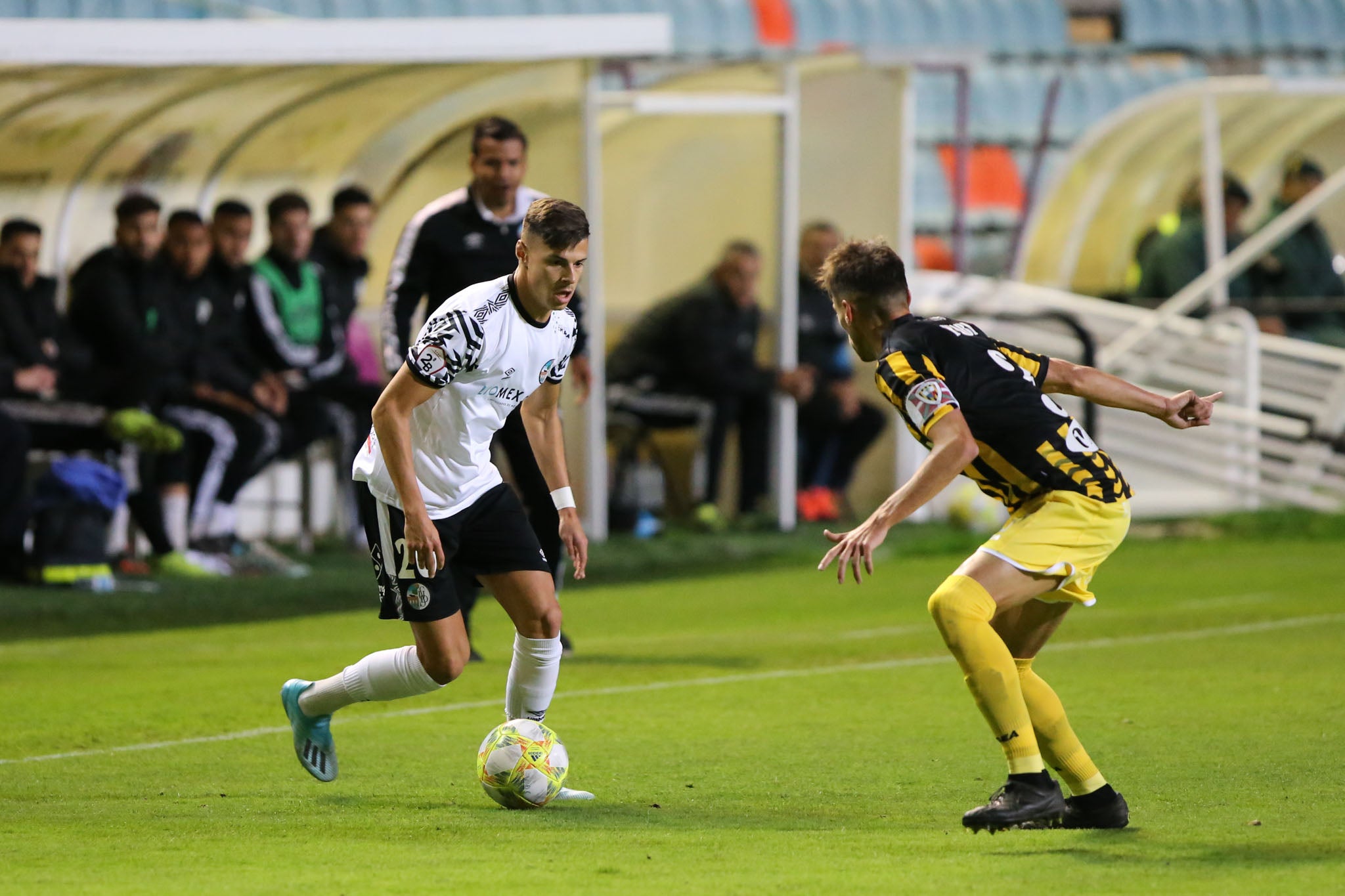 El Salamanca CF UDS contra el Barakaldo CF.