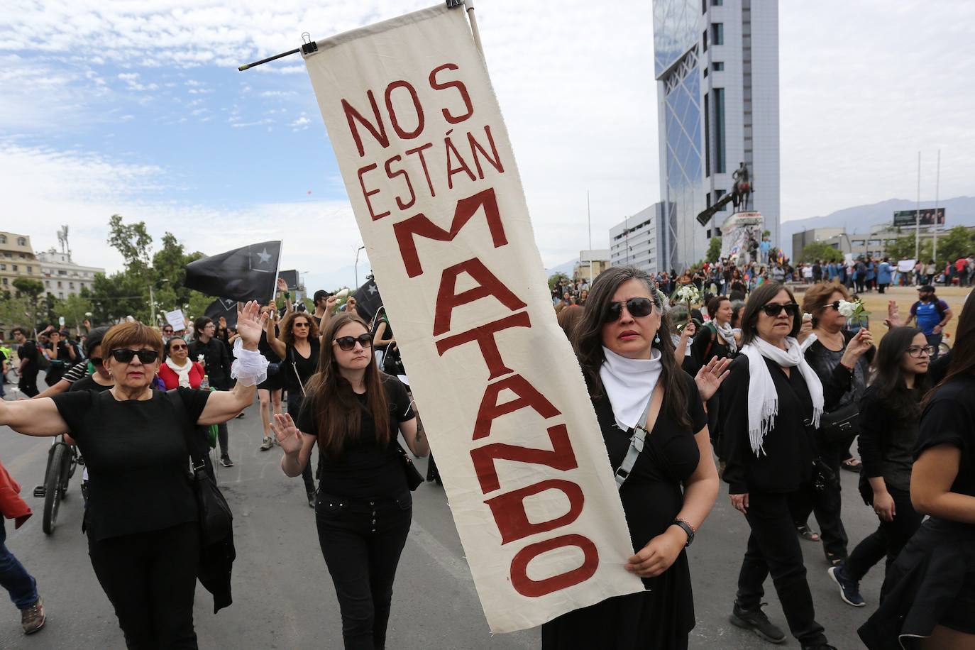 Protesta por el cambio climático. 