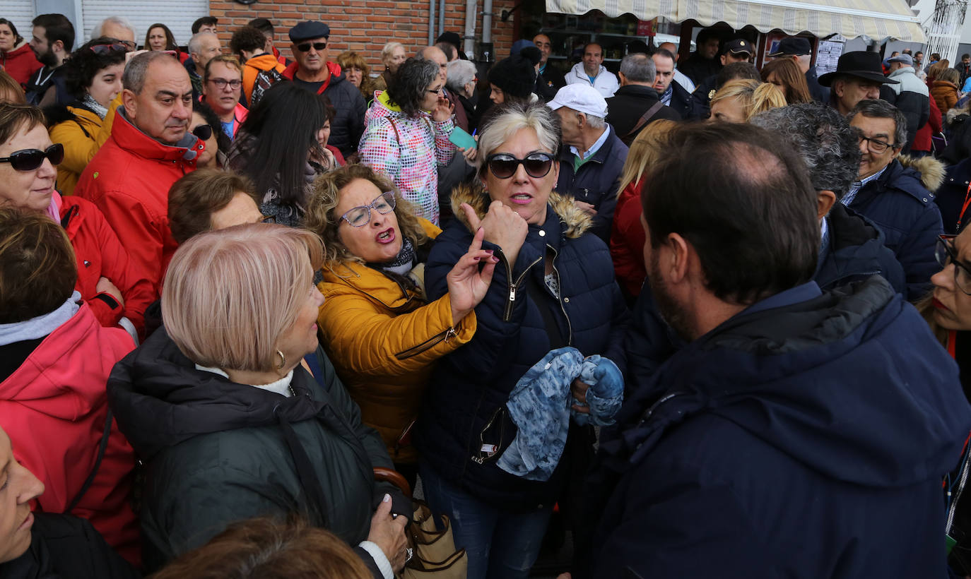 Pedro Sánchez ha visitado esta mañana el barrio de Pajarillos de Valladolid. 