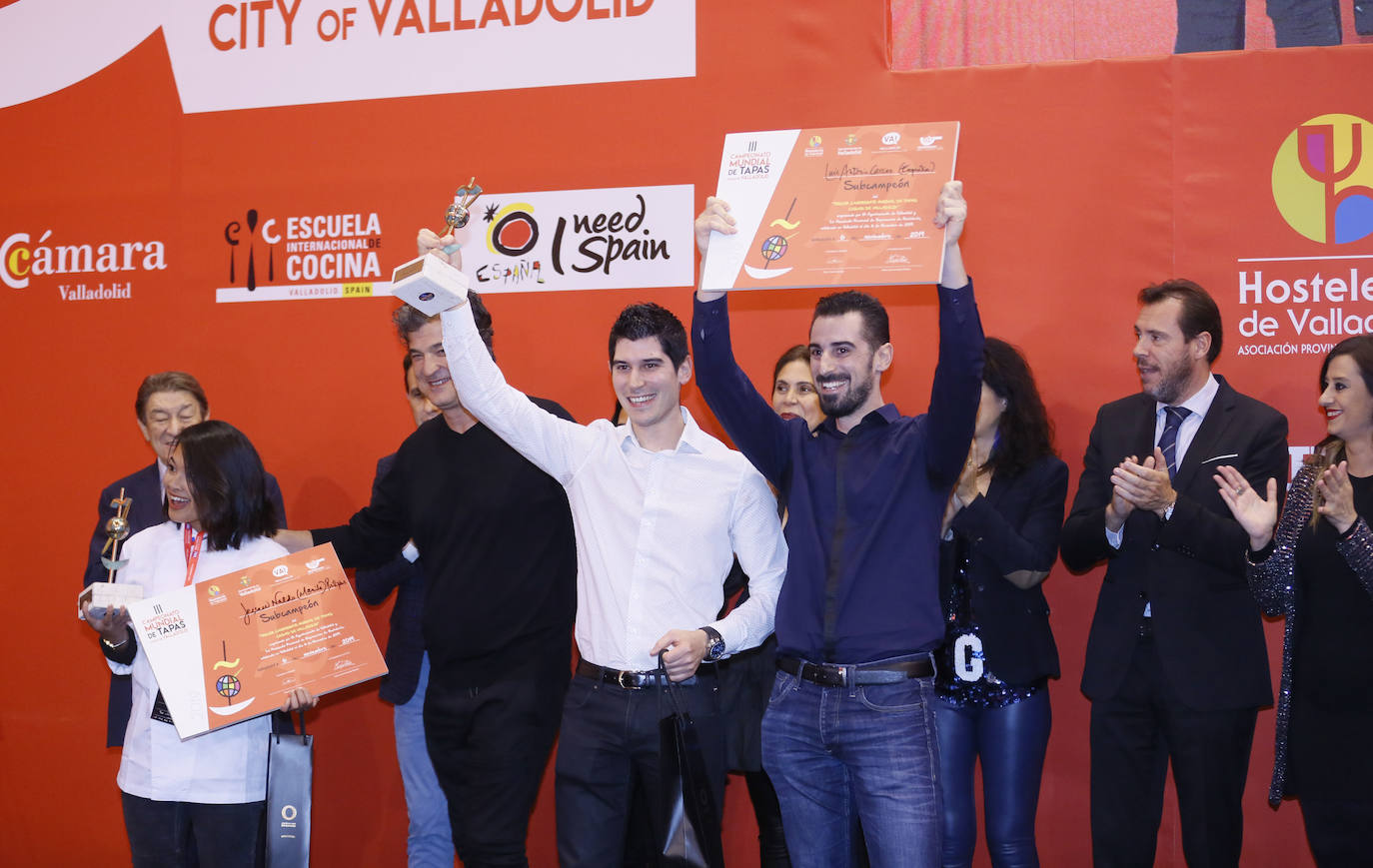Fotos: Entrega de premios del Concurso Nacional de Pinchos y Tapas y la tercera del Campeonato Mundial de Tapas Ciudad de Valladolid