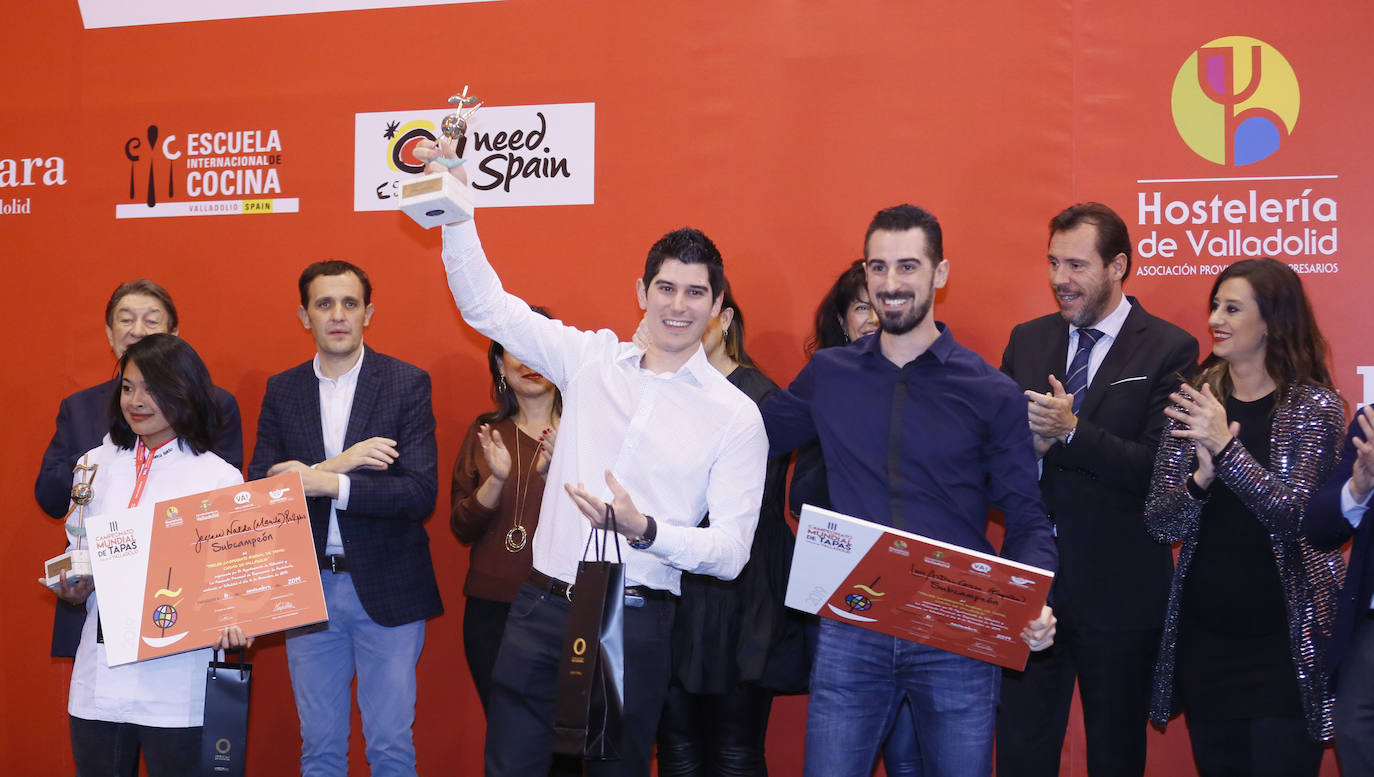 Fotos: Entrega de premios del Concurso Nacional de Pinchos y Tapas y la tercera del Campeonato Mundial de Tapas Ciudad de Valladolid