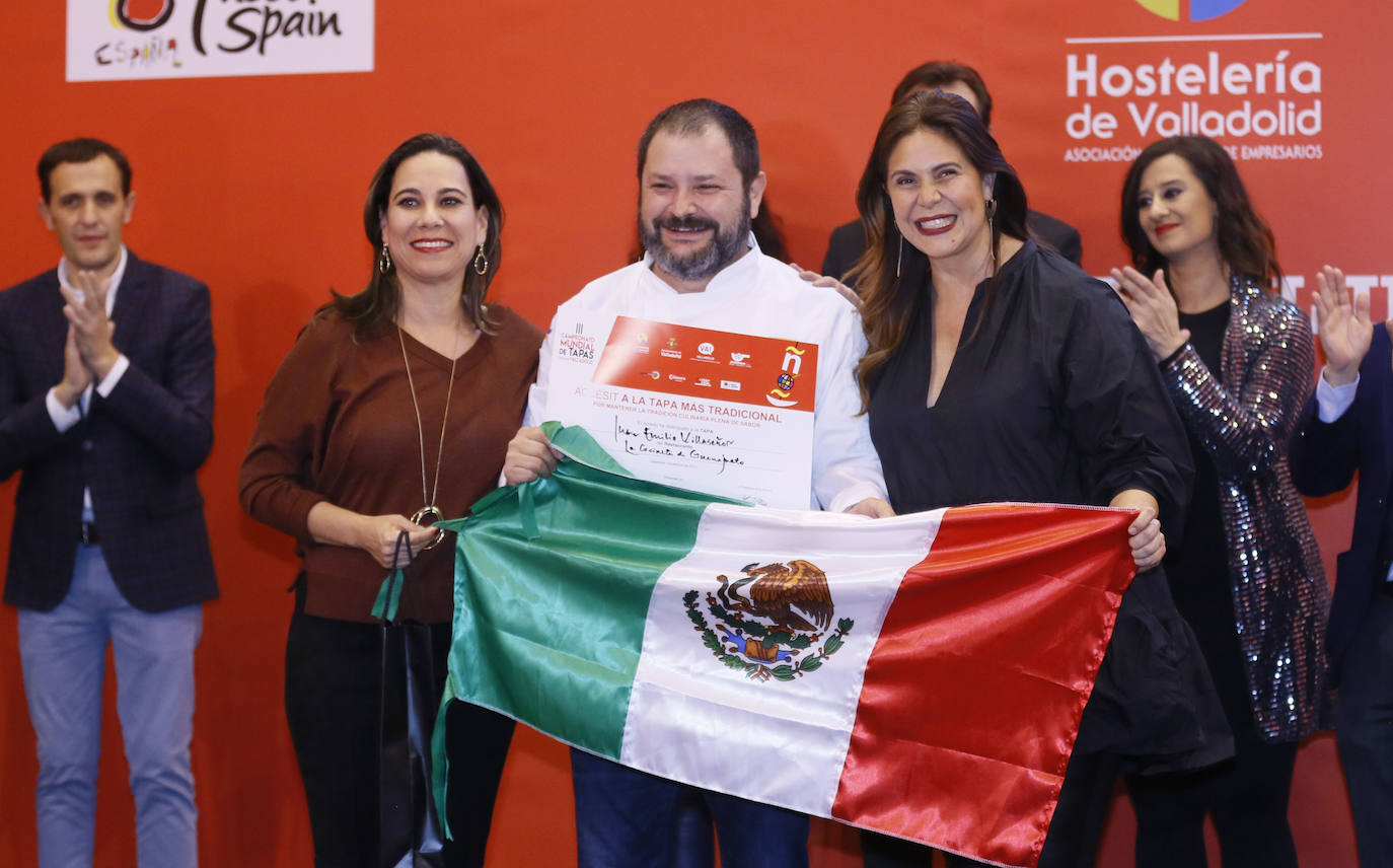 Fotos: Entrega de premios del Concurso Nacional de Pinchos y Tapas y la tercera del Campeonato Mundial de Tapas Ciudad de Valladolid