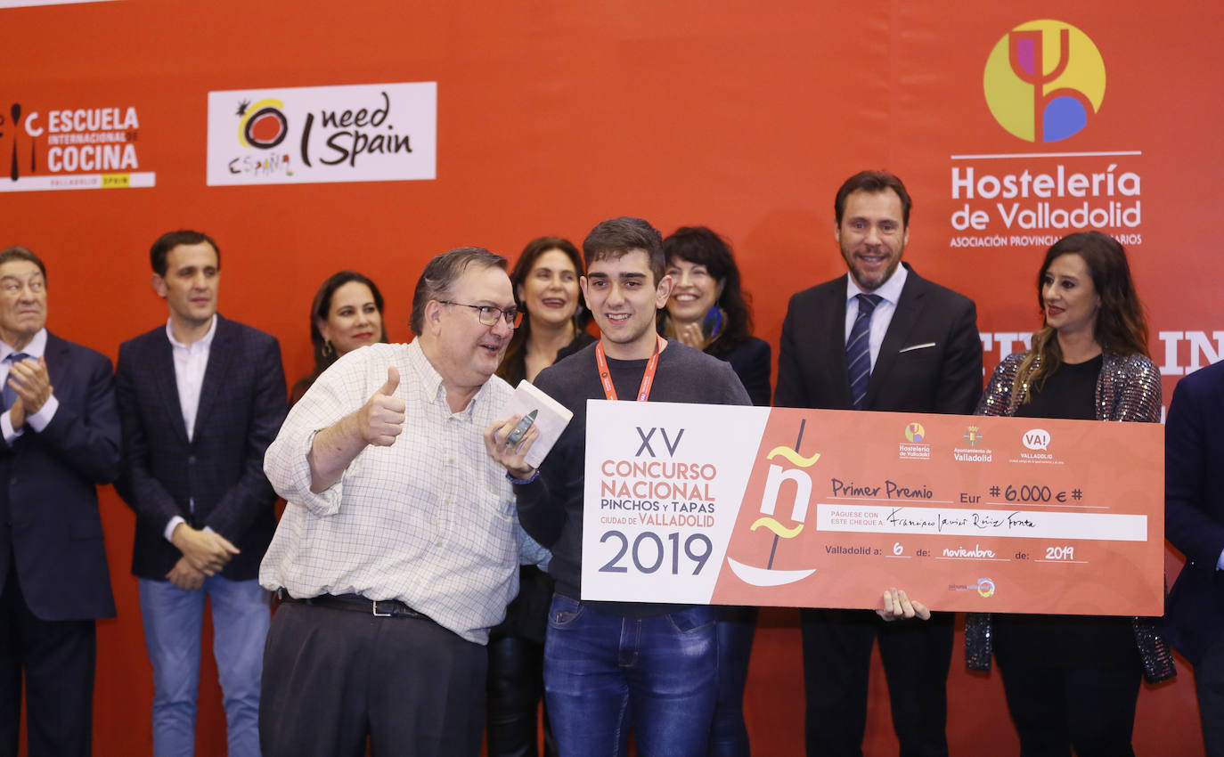 Fotos: Entrega de premios del Concurso Nacional de Pinchos y Tapas y la tercera del Campeonato Mundial de Tapas Ciudad de Valladolid