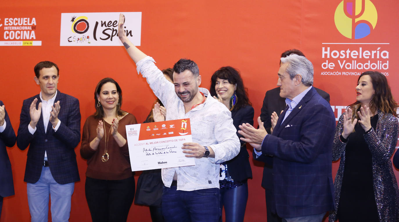Fotos: Entrega de premios del Concurso Nacional de Pinchos y Tapas y la tercera del Campeonato Mundial de Tapas Ciudad de Valladolid