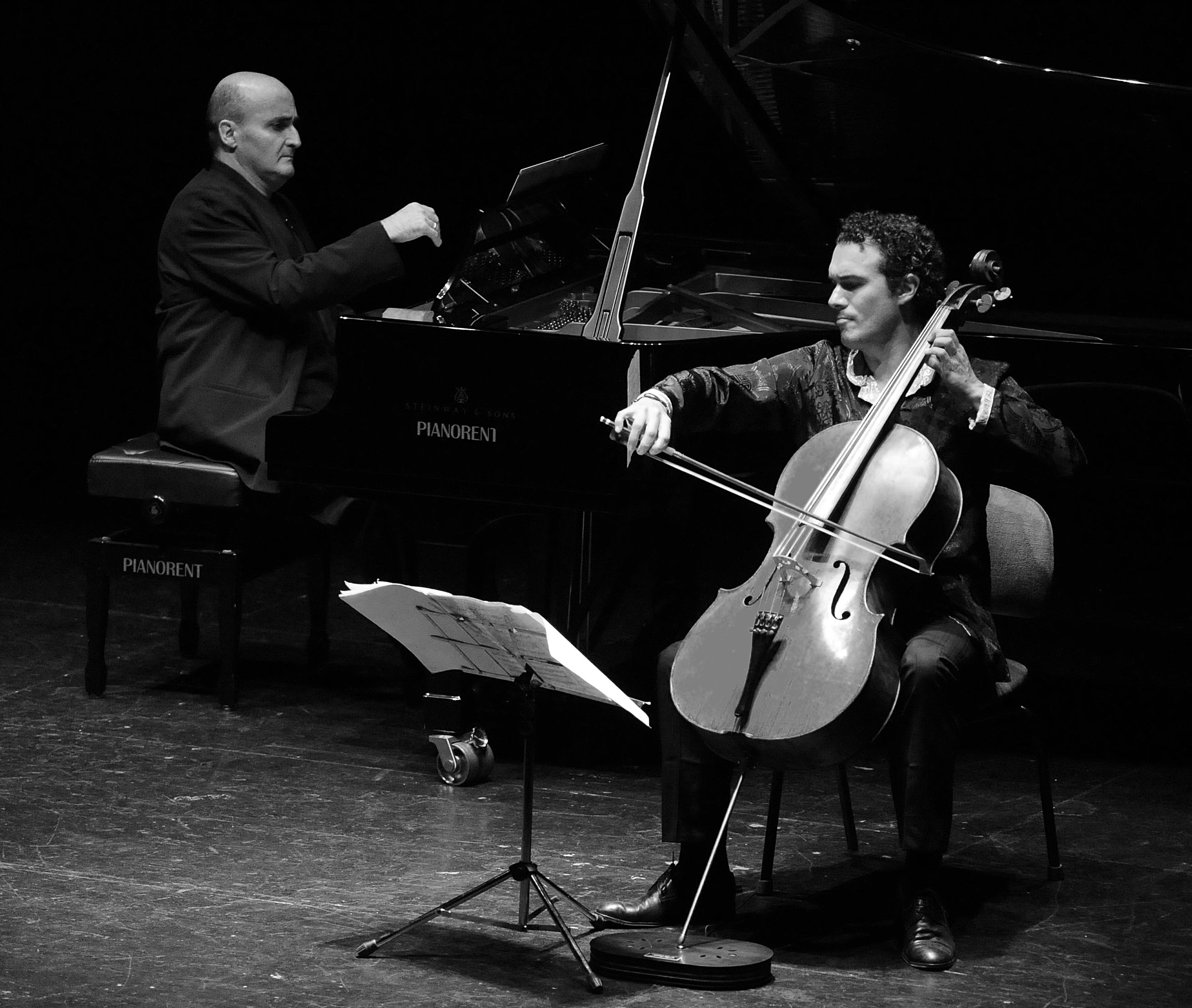 Adolfo Gutiérrez Arenas y Patxi Aizpiri tocan en el marco del evento medinense