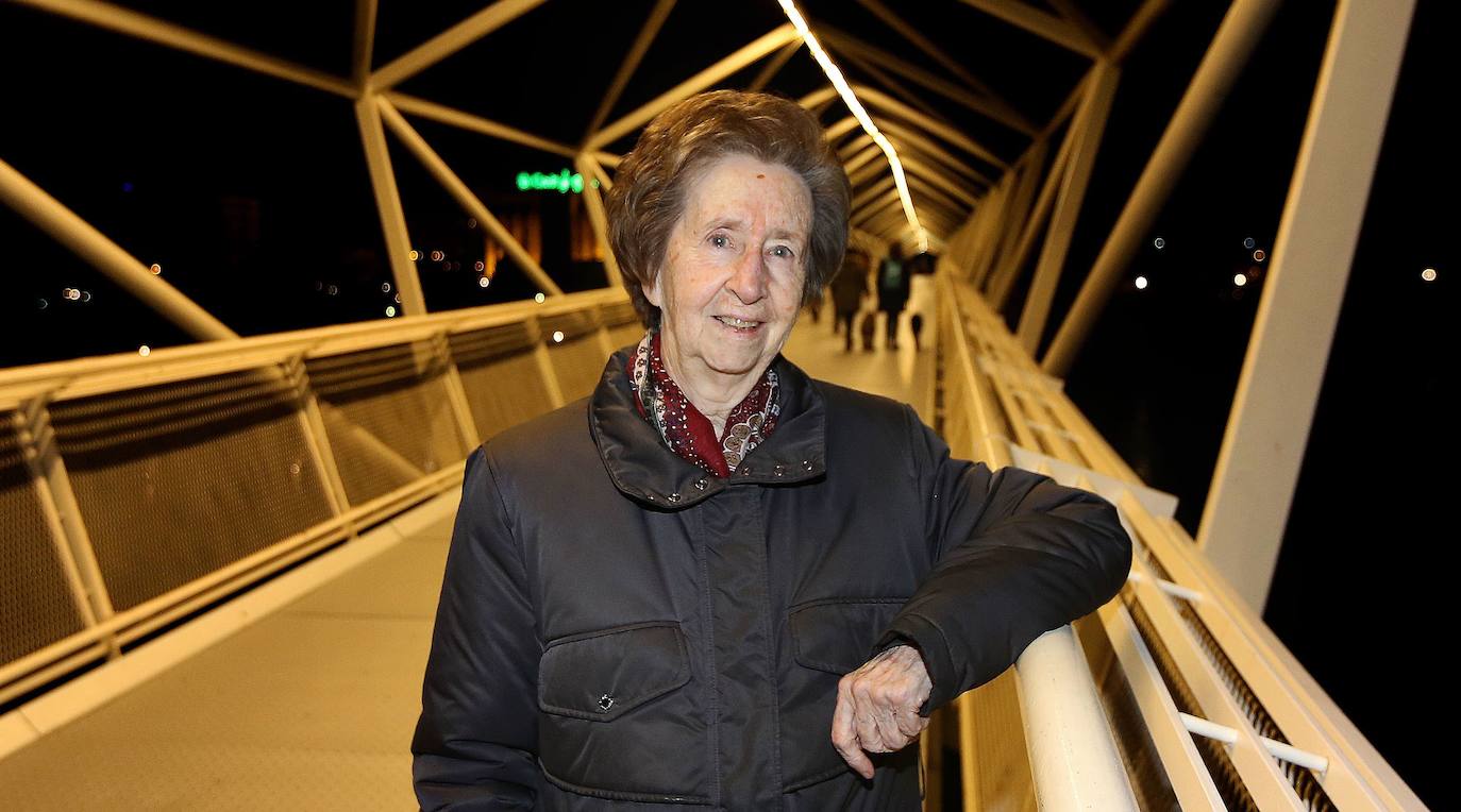 08.02.2016- La cientifica Margarita Salas en el Aula de Cultura de El Norte de Castilla en el Museo de la Ciencia de Valladolid.