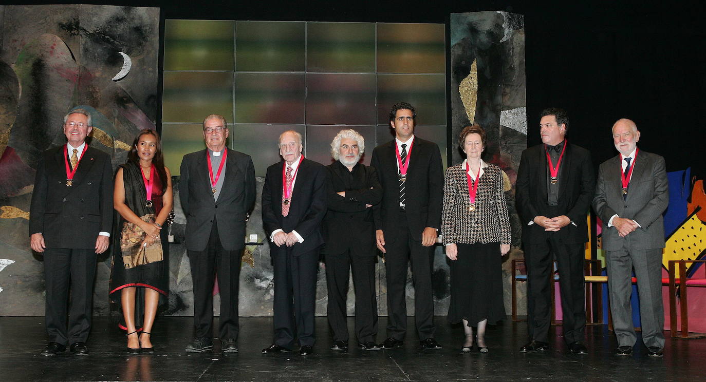 08.10.2004- Los galardonados en la III Edición de los Premios Internacionales Fundación Cristóbal Gabarrón.