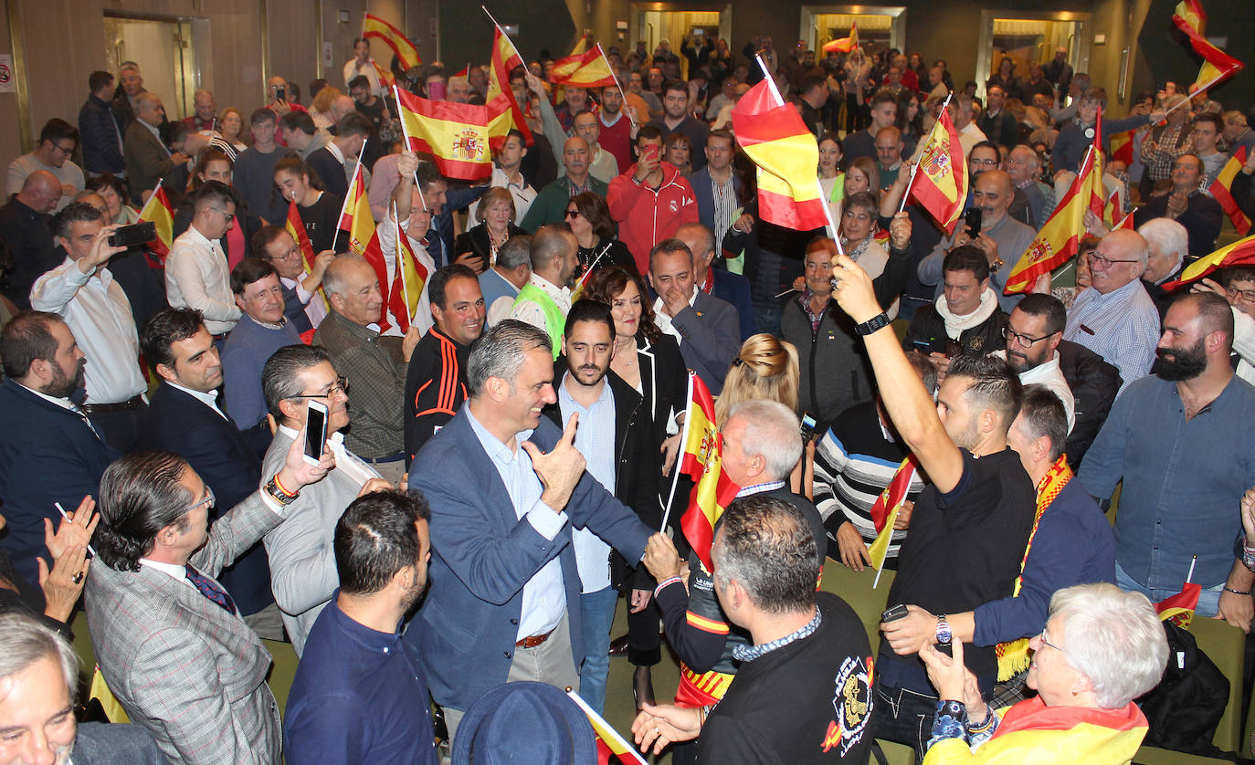 Ortega Smith cierra la campaña de Vox en Palencia.