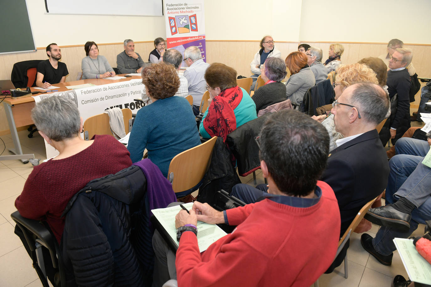 Foro vecinal en Valladolid.