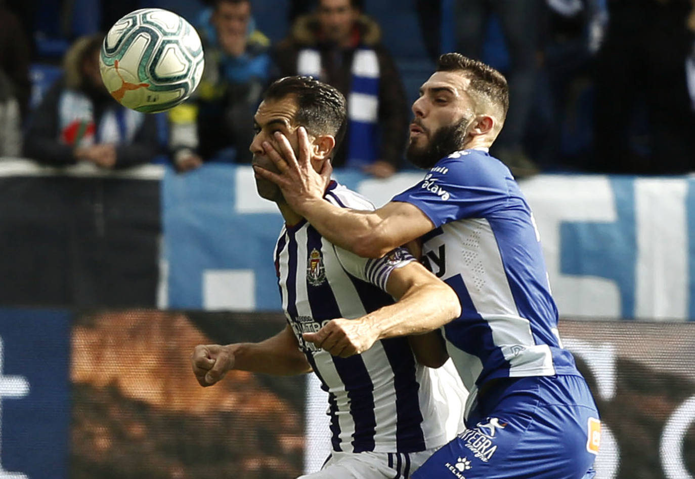 El partido Alavés - Real Valladolid, que ha quedado 3 - 0 para los vascos. 