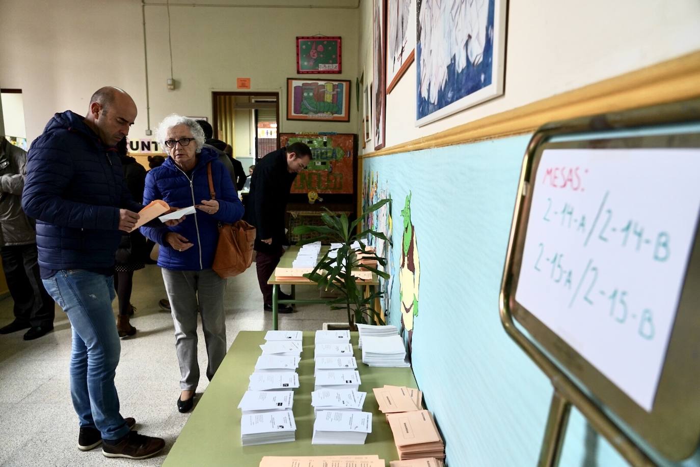 Jornada electoral en Valladolid.