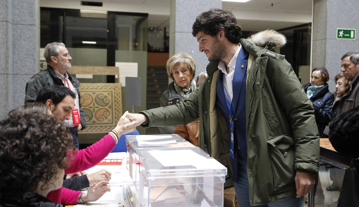 Así votan los candidatos de Palencia.