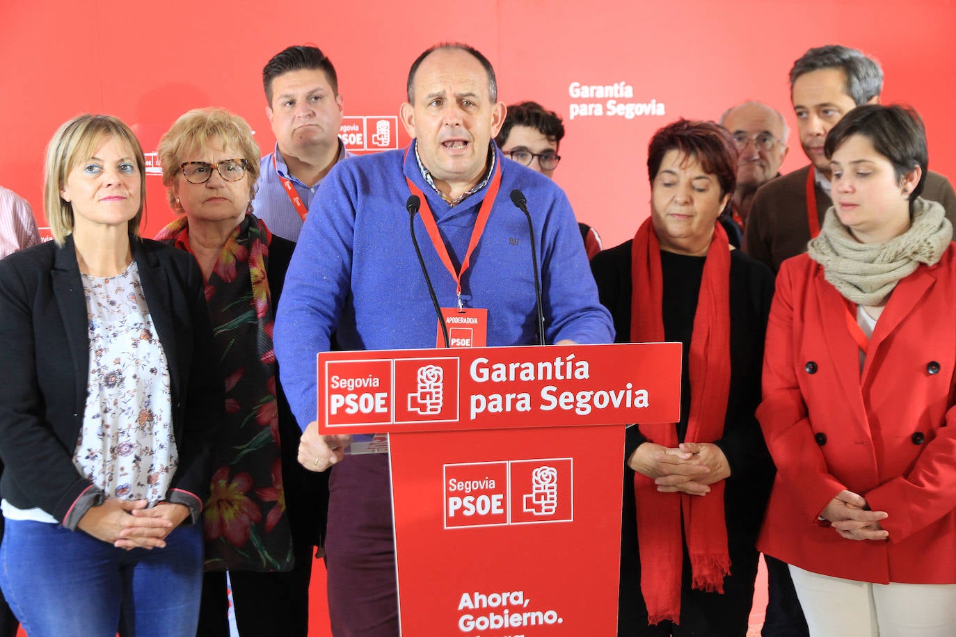 Noche electoral en las sedes de los partidos en Segovia 