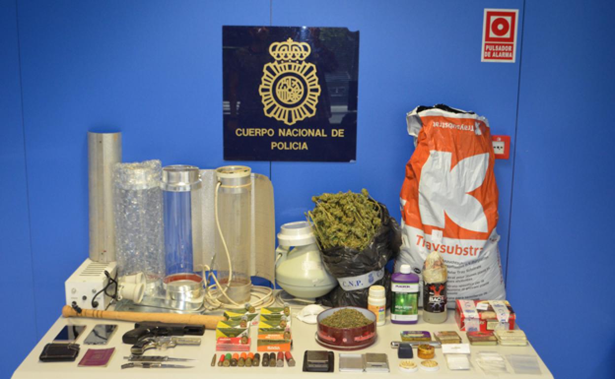 Todo lo intervenido por la Policía Nacional.