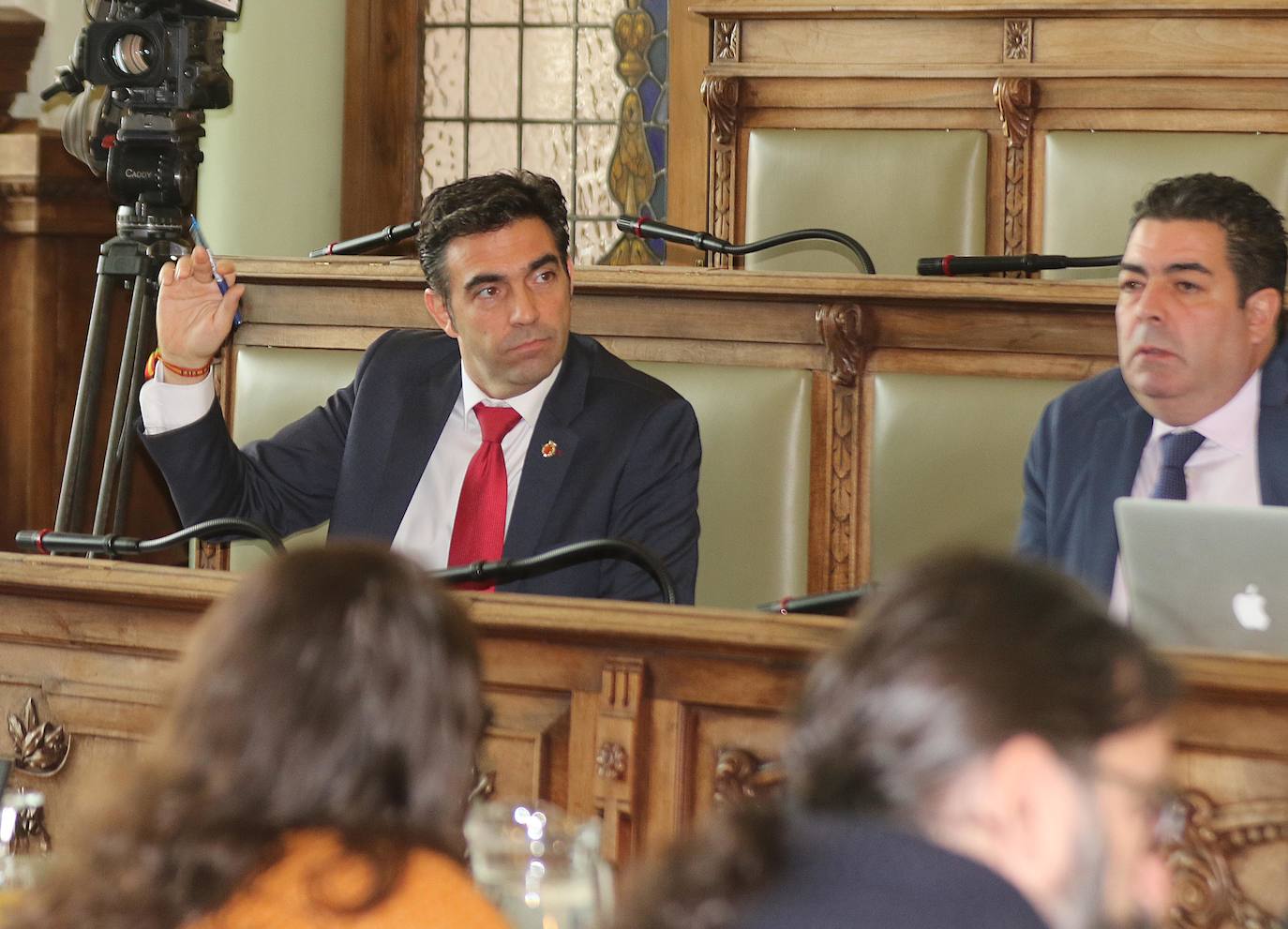 Pleno ordinario del mes de noviembre en el Ayuntamiento de Valladolid.