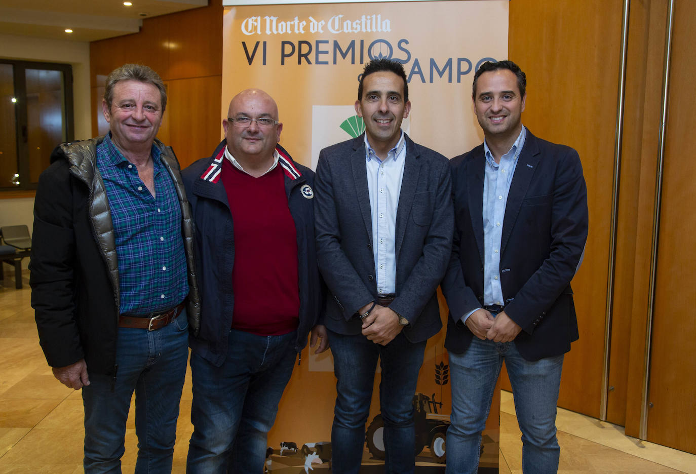 Honorato Calleja, Armando Caballero, Moisés Santana y César López.