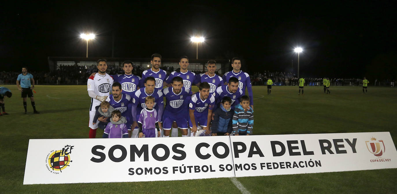 Becerril vive un sueño en la copa del rey de fútbol.