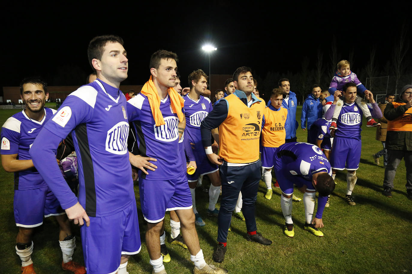 Becerril vive un sueño en la copa del rey de fútbol.