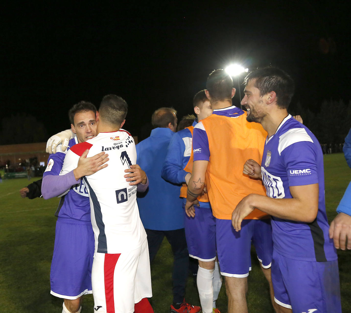 Becerril vive un sueño en la copa del rey de fútbol.