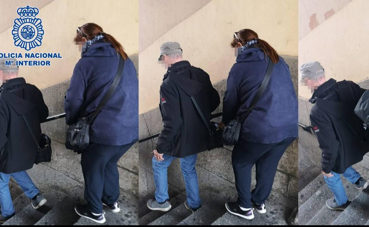 Una de las atracadoras. 