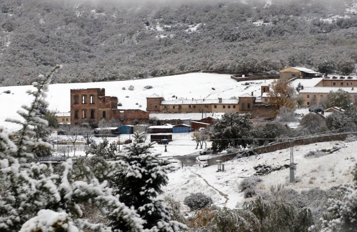 Nevada en la provincia de Segovia 