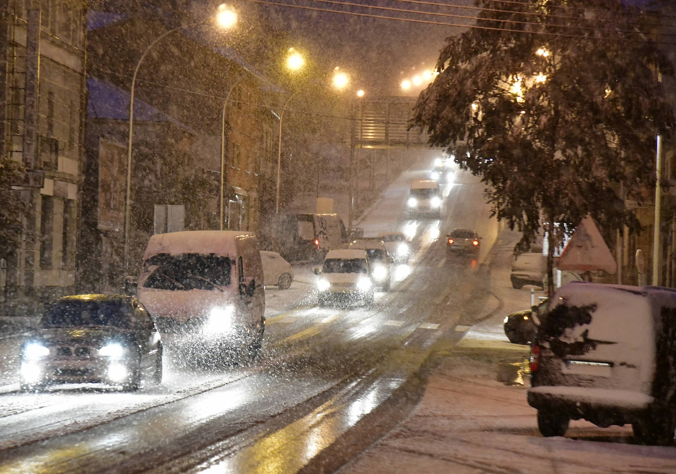 Nevada en la provincia de Segovia 