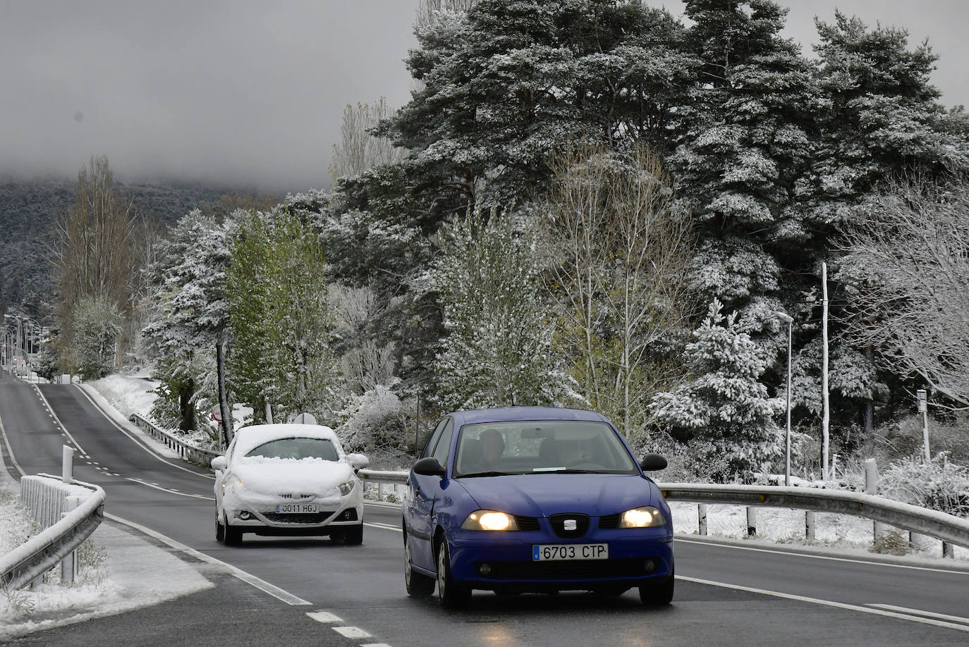 Nevada en la provincia de Segovia 
