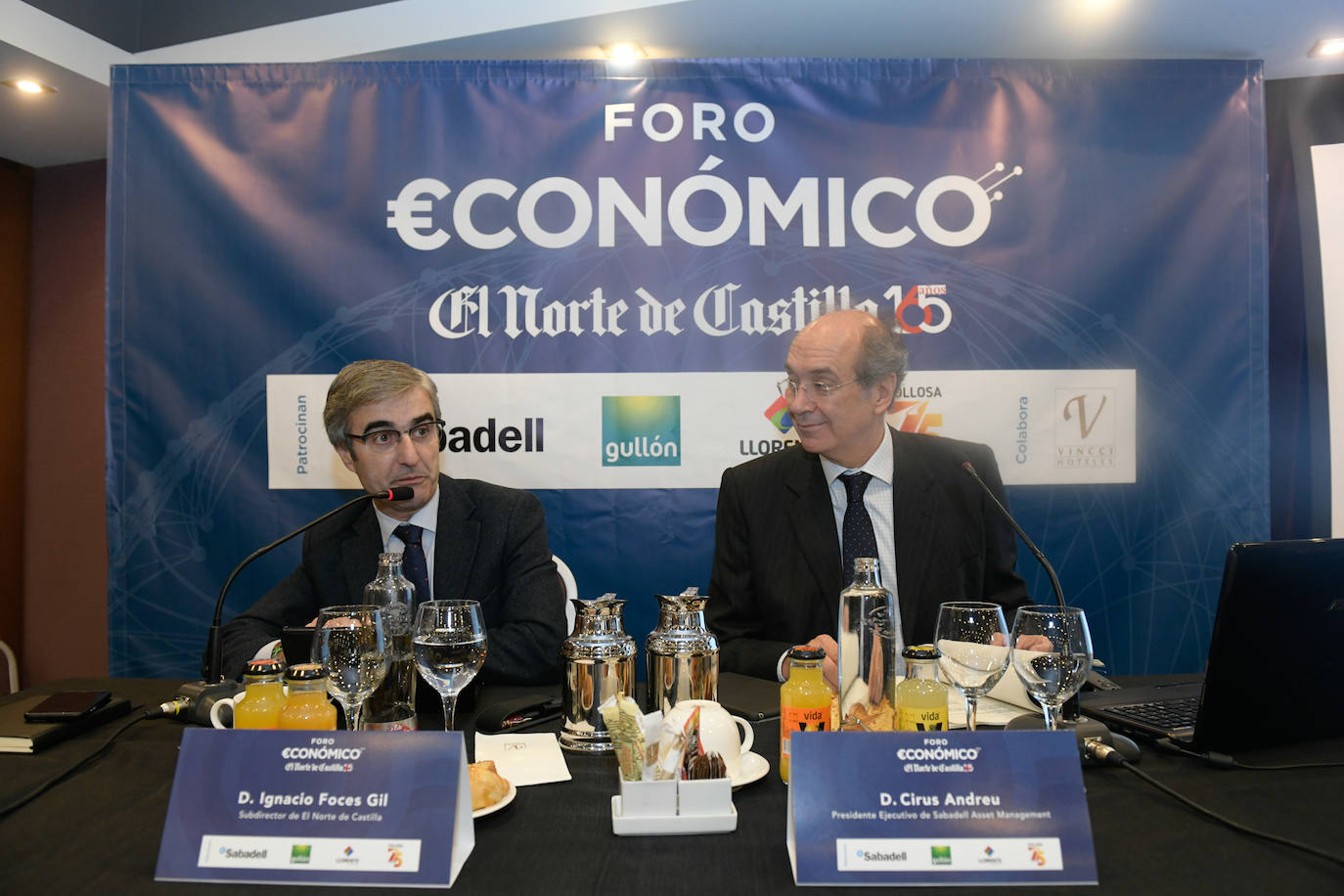 Cirus Andreu, el presidente ejecutivo de Sabadell Asset Management (gestión de activos), protagoniza este jueves el Foro Económico de El Norte de Castilla con la ponencia '¿Cómo encontrar rentabilidad en un mundo de tipos de interés bajo cero?' en el Vincci Frontaura de Valladolid