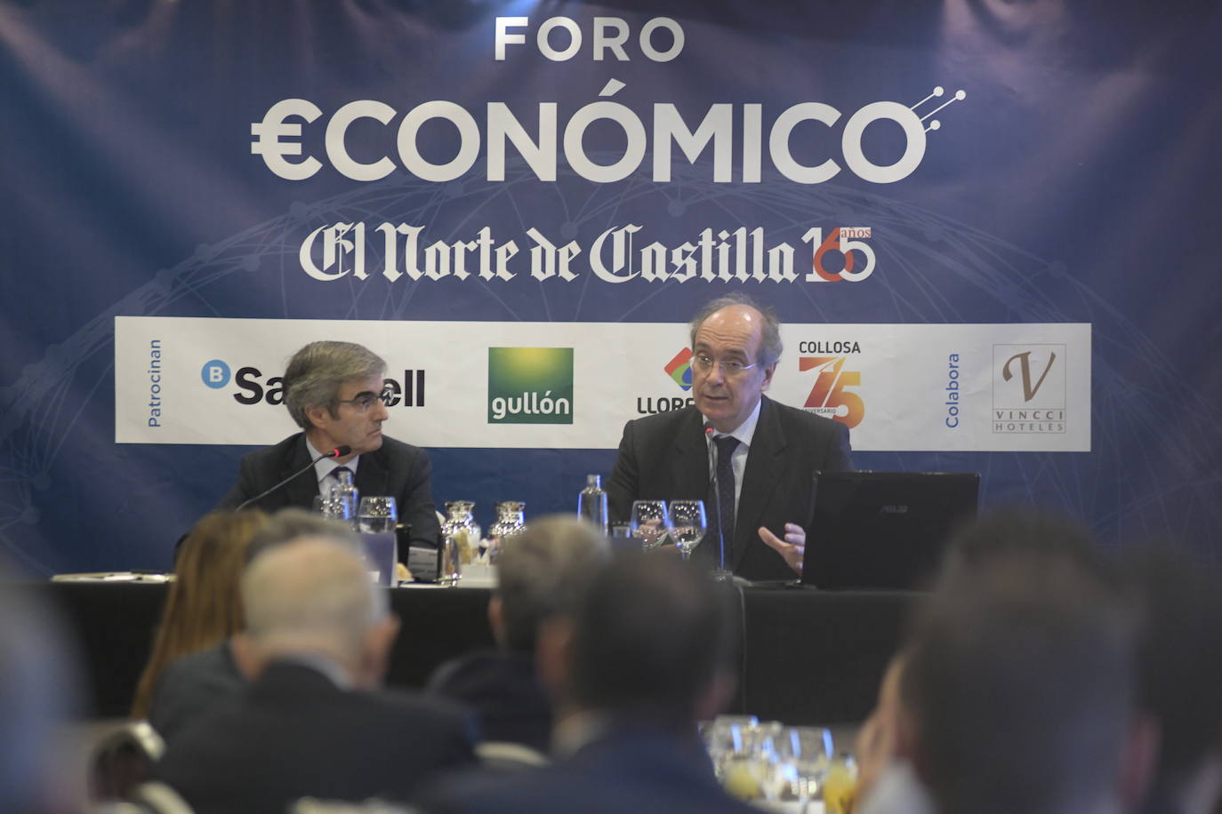 Cirus Andreu, el presidente ejecutivo de Sabadell Asset Management (gestión de activos), protagoniza este jueves el Foro Económico de El Norte de Castilla con la ponencia '¿Cómo encontrar rentabilidad en un mundo de tipos de interés bajo cero?' en el Vincci Frontaura de Valladolid