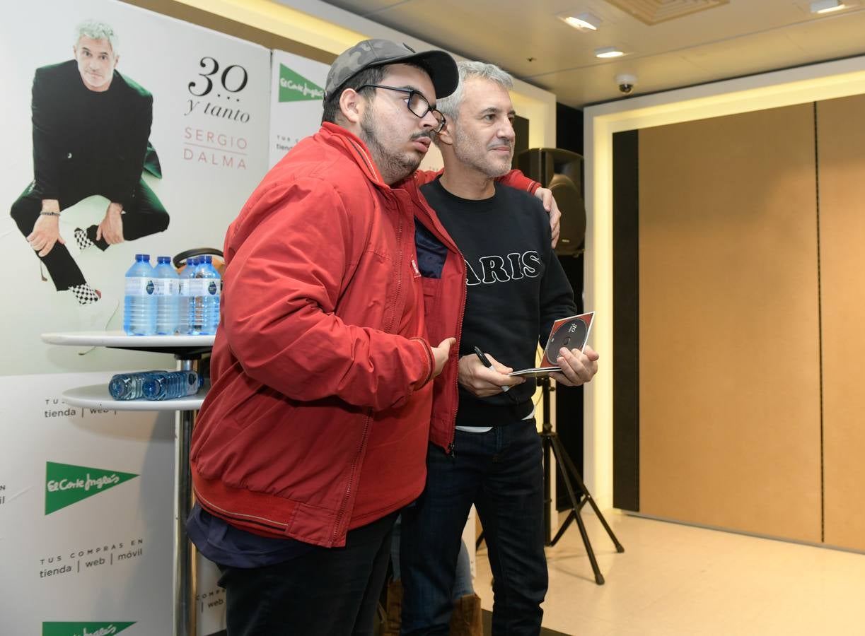 Firma de discos de Sergio Dalma en Valladolid.