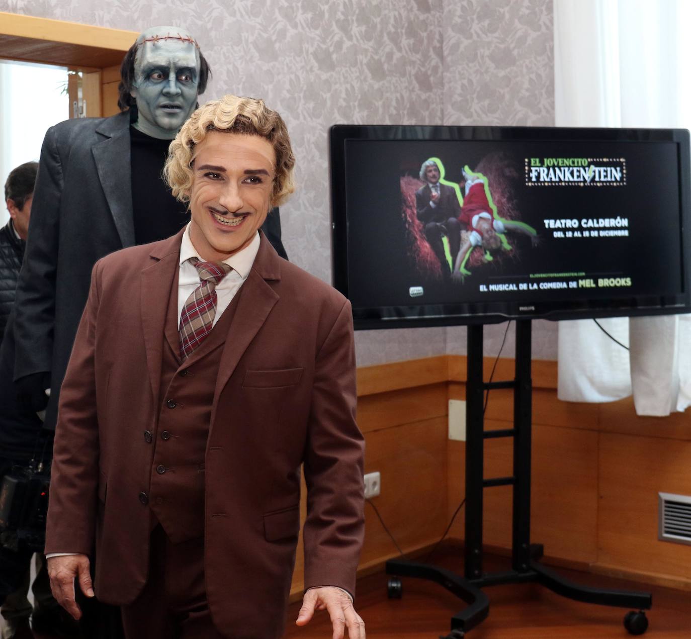 Presentación en el Teatro Calderón del Musical 'El jovencito Frakenstein'. 