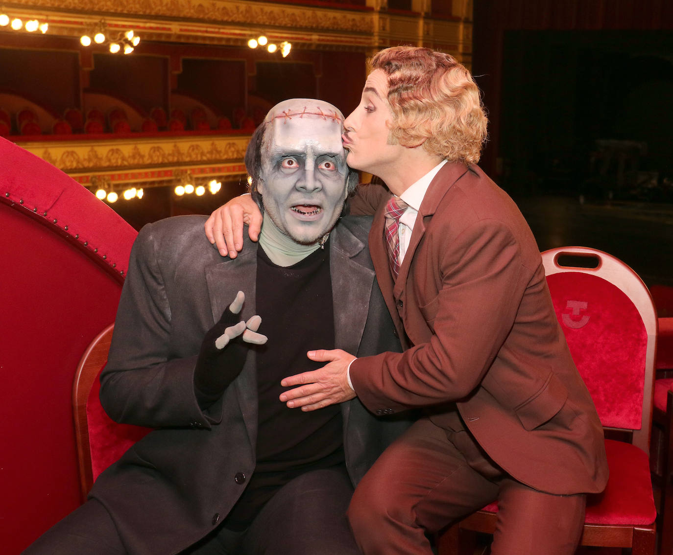Presentación en el Teatro Calderón del Musical 'El jovencito Frakenstein'. 