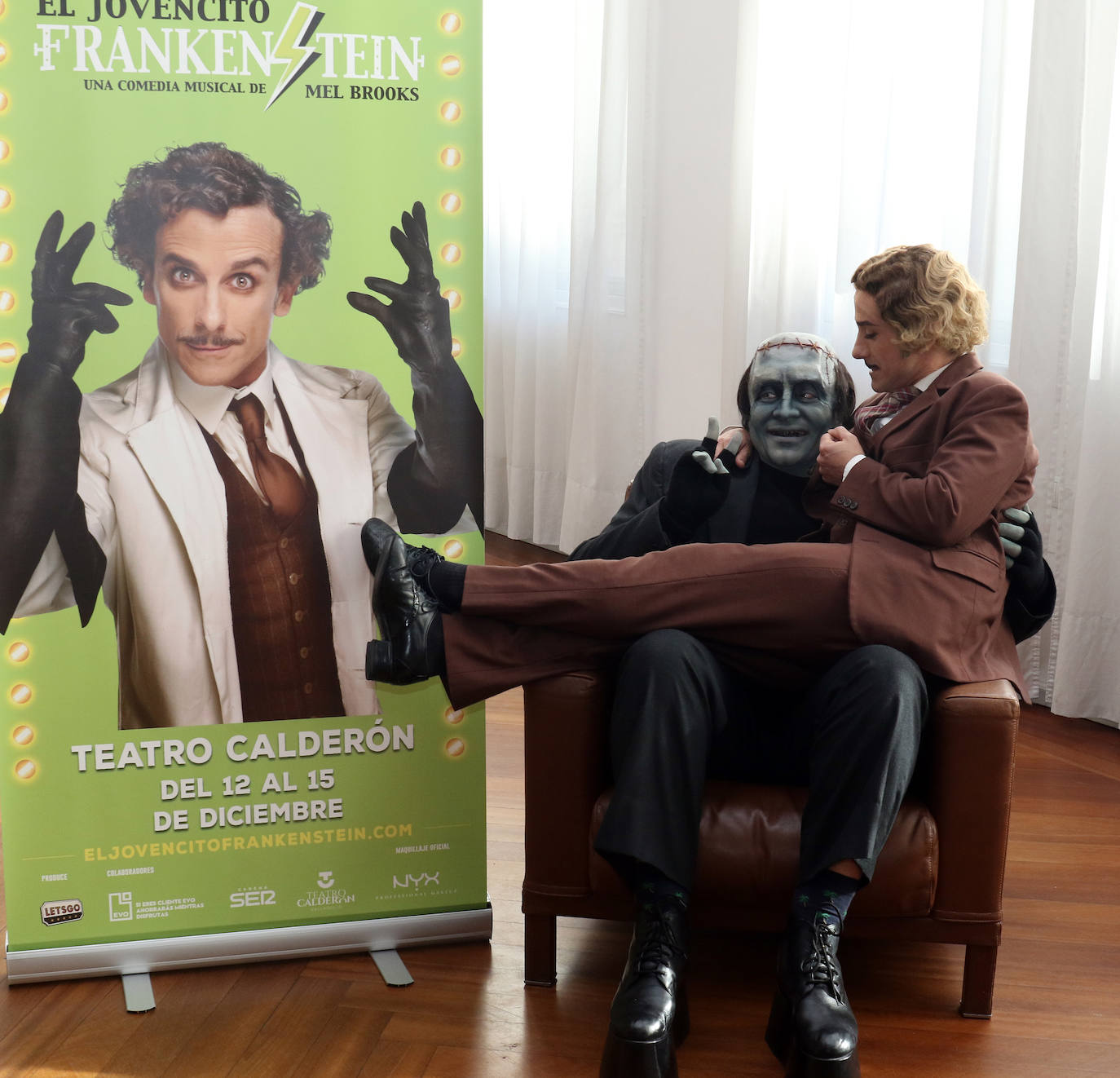 Presentación en el Teatro Calderón del Musical 'El jovencito Frakenstein'. 